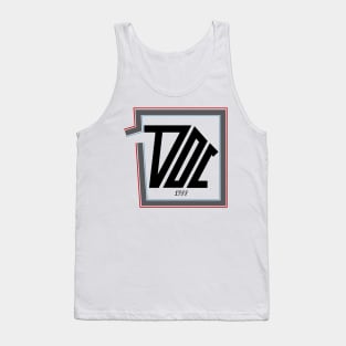 hip hop street lettering logotype red doc Tank Top